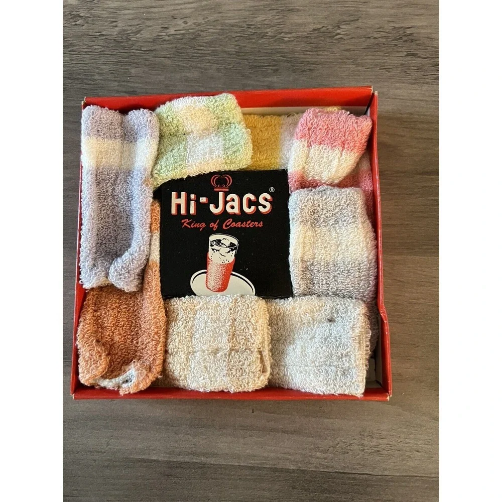 Hi-Jacs King of Coasters Style No. 8 In‎ Box Complete Set Good Condition!